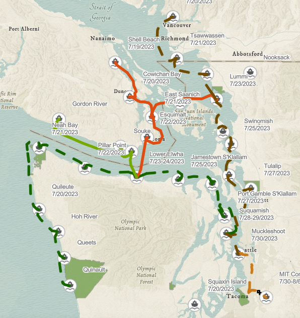 InterTribal Canoe Journey; July 26 via PT » Port Townsend Marine